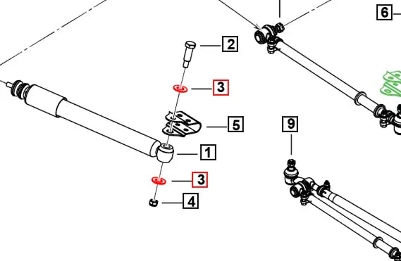 Mahindra Roxor Washer G131016 Mahindra