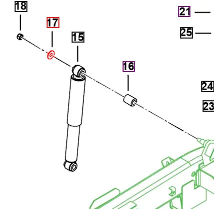 Mahindra Roxor Washer Plain M12 SF0401105 Mahindra