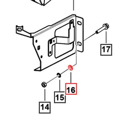 Mahindra Roxor Washer Plain M8 SF0401012