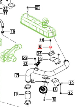 Mahindra Roxor Washer Seal Rocker Cover 0091041 Mahindra Direct Parts