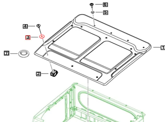 Mahindra Roxor Washer With Sealer 0000AUA02601N Mahindra Direct Parts