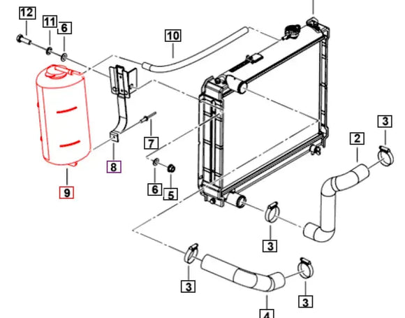 Mahindra Roxor Water Recovery Tank Assembly 0304DB0450N Mahindra
