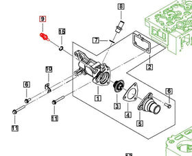 Mahindra Roxor Water Temperature Sensor 03090C0071N Mahindra