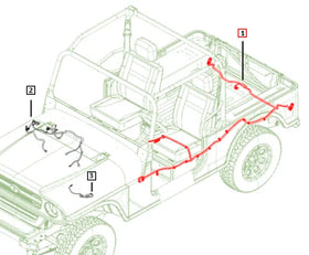 Mahindra Roxor Wire Harness Chassis 1801CUA00261N Mahindra Direct Parts