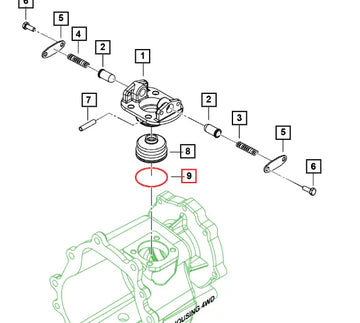 Mahindra Roxor Wire Ring Adaptor Pivot 0703CD2440N Mahindra Direct Parts