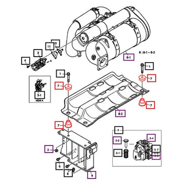Mahindra Rubber, Mount 180308-00526A Mahindra Direct Parts