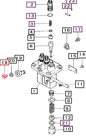 Mahindra Screw, Air Bleeder 0902440180 Mahindra Direct Parts