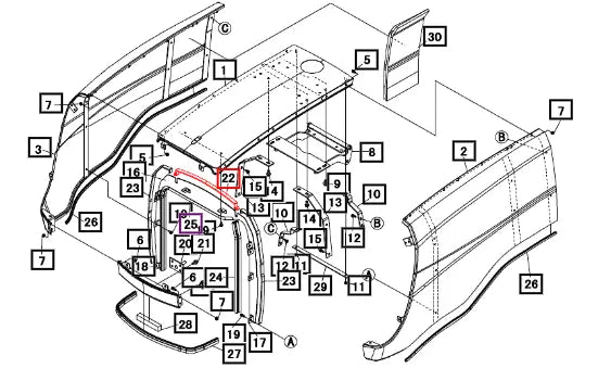Mahindra Seal 19481141000 Mahindra Direct Parts