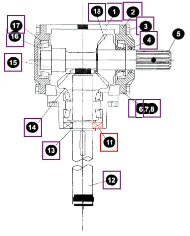 Mahindra Seal ART513400 Mahindra Direct Parts
