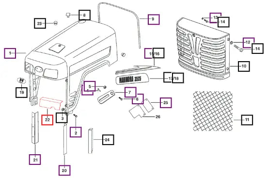 Mahindra Sealing Cpte Top 007535987B1 Mahindra Direct Parts