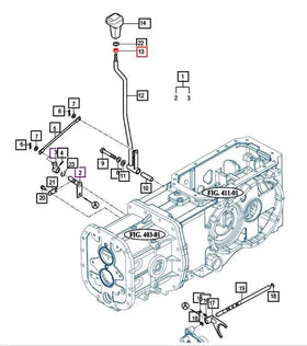 Mahindra Shift Lever Nut V3342600100 Mahindra Direct Parts