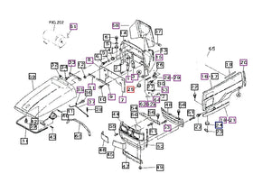 Mahindra Side Grommet Rear 11930439000 Mahindra