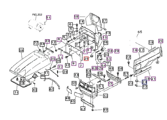Mahindra Side Grommet Rear 11930439000 Mahindra