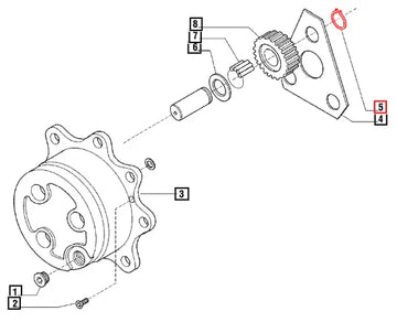 Mahindra Snap Ring D.34 006500458C1 Mahindra Direct Parts