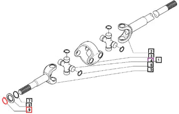 Mahindra Snap Ring D45 006500440C1 Mahindra Direct Parts