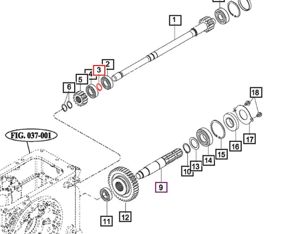 Mahindra Snap Ring V7041400250 Mahindra