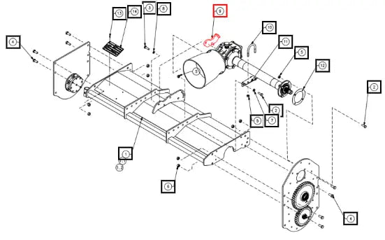 Mahindra Spacer Gearbox Mtg CKSB01B00440N Mahindra Direct Parts