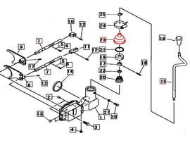 Mahindra Speed Shift Lever Boot Mahindra Direct Parts