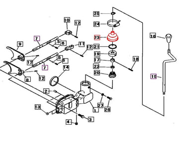 Mahindra Speed Shift Lever Boot Mahindra Direct Parts
