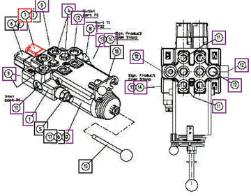 Mahindra Spool Control 11 - Assembly ANS114713S Mahindra Direct Parts
