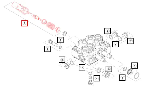 Mahindra Spool Control 59018510ALO Mahindra Direct Parts