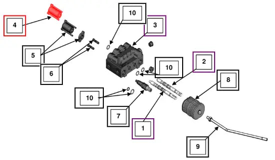 Mahindra Spool End Float Kit KMW05806443 Mahindra Direct Parts