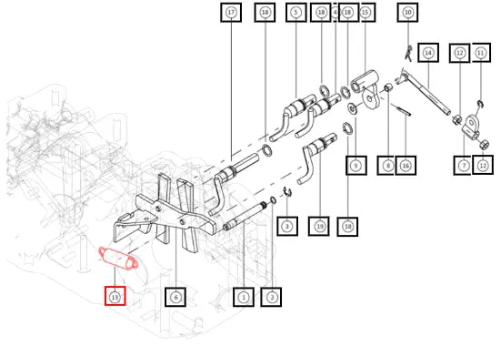 Mahindra Spring 007211285L1 Mahindra Direct Parts