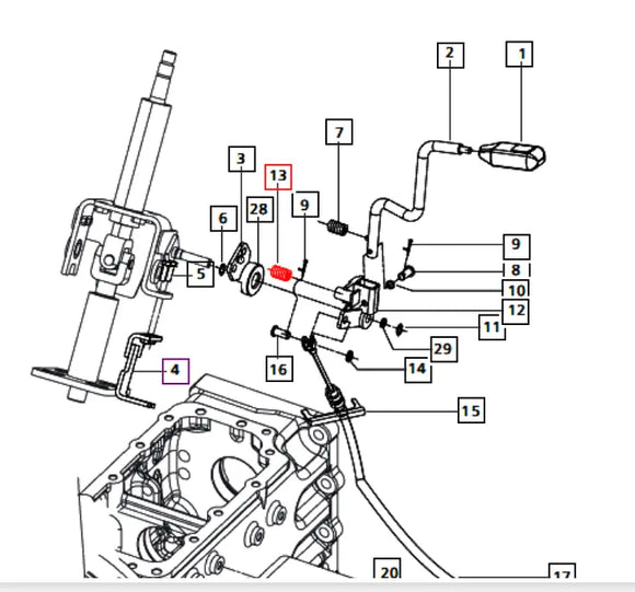 Mahindra Spring Gear Shifter Poppet 006502304R1 Mahindra Direct Parts