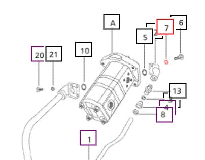 Mahindra Spring Lock Washer 1/4 Inch 000706072R1 Mahindra Direct Parts