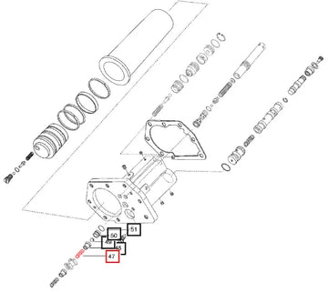 Mahindra Spring Non Return Valve 003074227R2 Mahindra Direct Parts