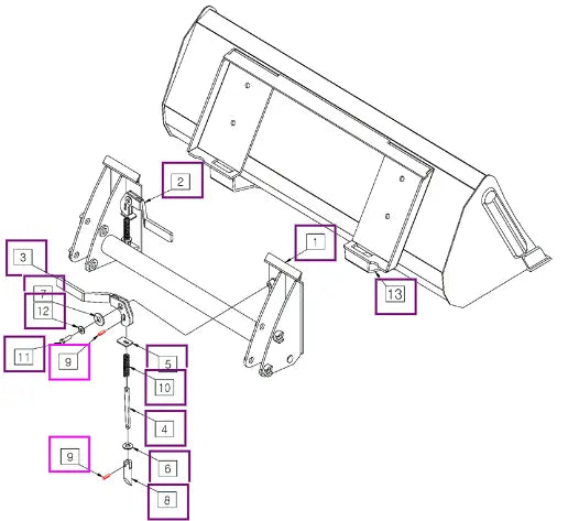 Mahindra Spring Pin, Dia10x30l 1403110030 Mahindra Direct Parts