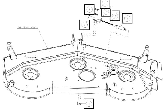 Mahindra Spring Tensioner Kit Compact 60 CNSB01A03590N Mahindra Direct Parts