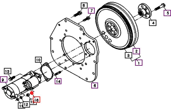 Mahindra Spring Washer 0451250100 Mahindra Direct Parts
