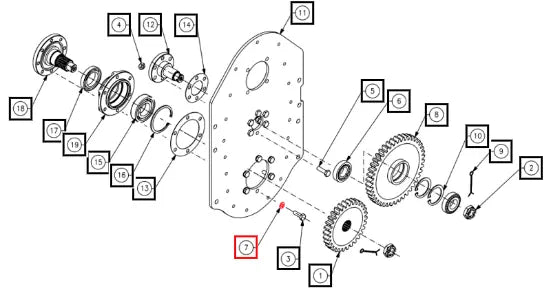Mahindra Spring Washer CKSB01B00370N Mahindra Direct Parts