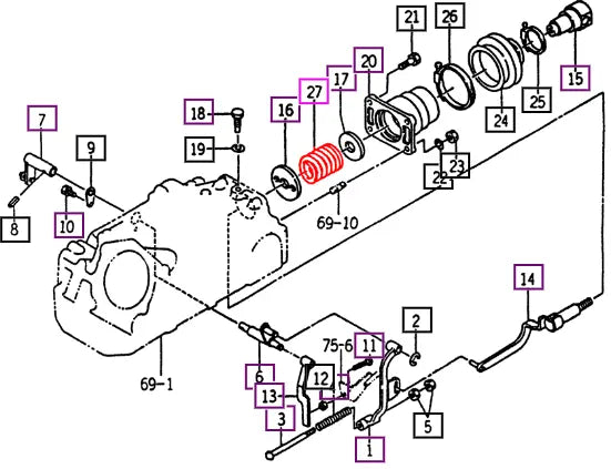 Mahindra Spring (hc066) (for Hyd Draft) 15685100012 Mahindra Direct Parts