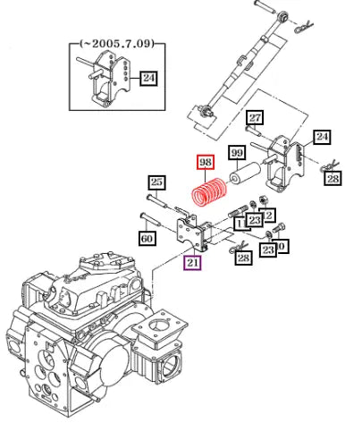 Mahindra Spring, Hc 067 15685100020DG Mahindra Direct Parts