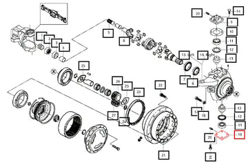 Mahindra Steering Case Bottom Cover 006506176C1 Mahindra Direct Parts