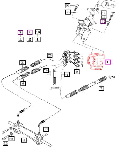 Mahindra Steering Valve Assy. (orbitrol) 14484073100 Mahindra Direct Parts