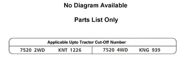 Mahindra Sticker For Speed Chart 007535459D1 Mahindra Direct Parts