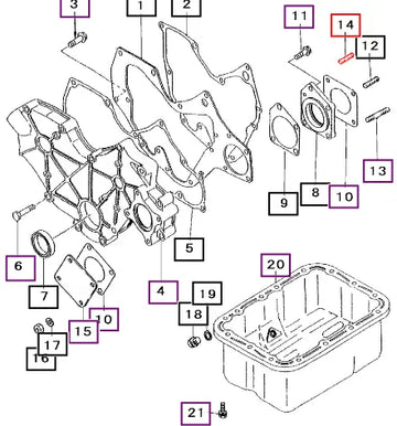 Mahindra Stud MF401935 Mahindra Direct Parts