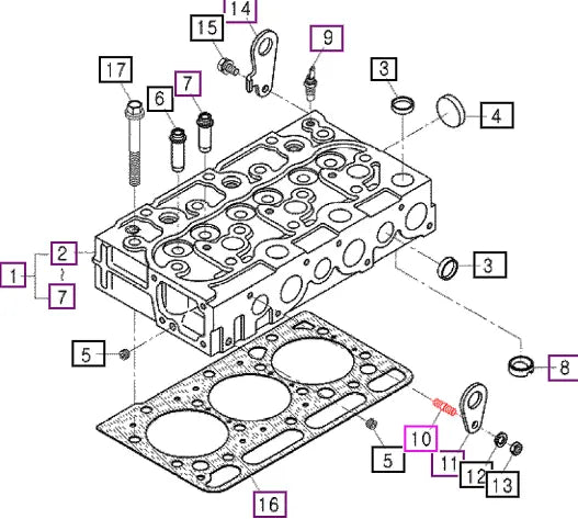Mahindra Stud(for E580051011) F/2810/3510) 151350822 Mahindra Direct Parts