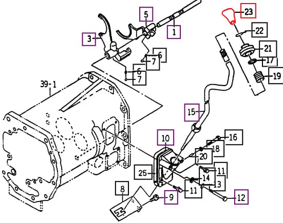 Mahindra Sub Shiftspeed Grip 14502810101 Mahindra Direct Parts