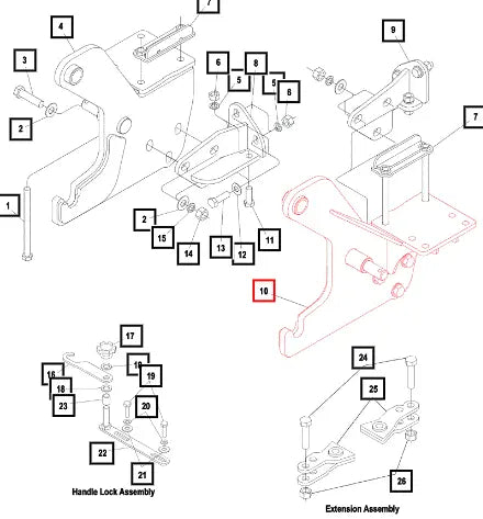 Mahindra Subframe Assembly Lh KMW68012178 Mahindra Direct Parts