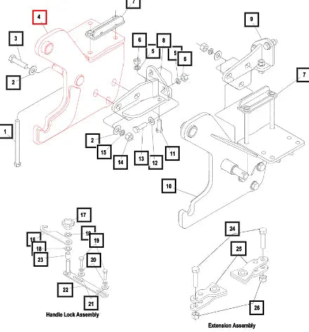 Mahindra Subframe Assembly Rh KMW68012179 Mahindra Direct Parts