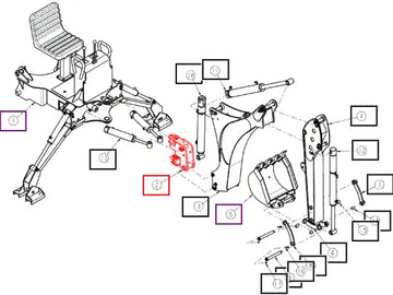 Mahindra Swing Frame Assy ANSBSF4976A Mahindra Direct Parts