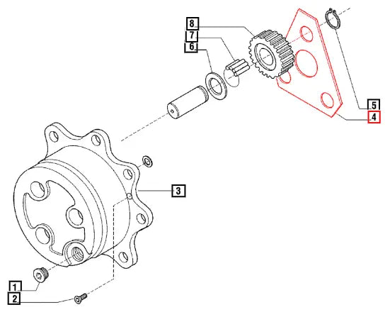 Mahindra Thrust Washer 006500457C1 Mahindra Direct Parts