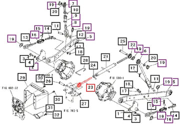 Mahindra Top Link Adjuster 19673036BR0 Mahindra Direct Parts