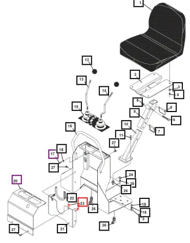 Mahindra Tractor .31'' Unc Spring Nut ATI1756 Mahindra Direct Parts