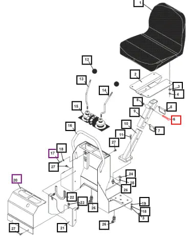 Mahindra Tractor .50'' Unc X 3.00'' Hex Capscrew ATI1096 Mahindra Direct Parts