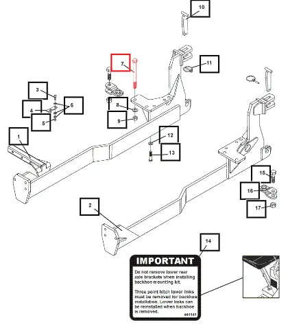 Mahindra Tractor .62'' Unc X 8.50'' Hex Capscrew ATI1109 Mahindra Direct Parts